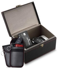 Faraday Box for Car Keys with 2 Pack Faraday Pouch