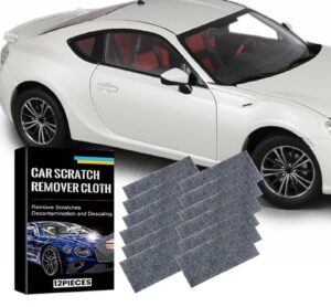 Nano Sparkle Cloth for Car Scratches 12 Pack Nano Sparkle Cloth for Paint Scratch Removal Car Cleaning Kit Multi-Purpose Nano Cloth for Surface Polishing and Repair for All Car Colours