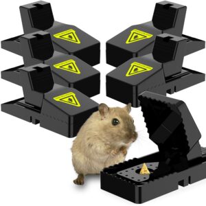 ZENO Mouse Traps 6 Pack | Mouse Trap For Indoors & Outdoors | Mice Trap That Kills Instantly | Easy To Use Mice Traps | Quick & Effective Rodent Trap