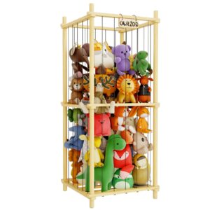 DUHARS Stuffed Animal Storage Zoo Cage