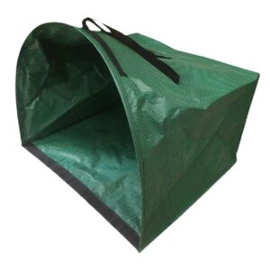 ANDRESLAD Large Capacity Collapsible Lawn And Leaf Bag Heavy Duty Garden Waste Bag for Leaves and Weeds Portable and Reusable Yard Waste Containe