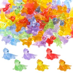 GSrenyu 96 Pcs Mini Glow Lizard