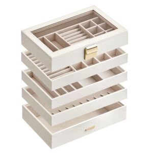 SONGMICS Stackable Jewellery Trays