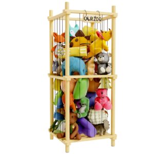 DUHARS Stuffed Animal Storage Zoo Cage