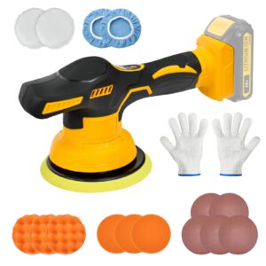 Cordless Car Buffer Polisher for Dewalt 18/21V Batteies，0-4500 RPM