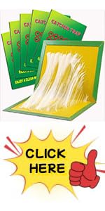 Multi-Use Boards Trap Pads - 5 Pack Large Extra Strong Board Trap Pad for Multiple Insects in Ind...