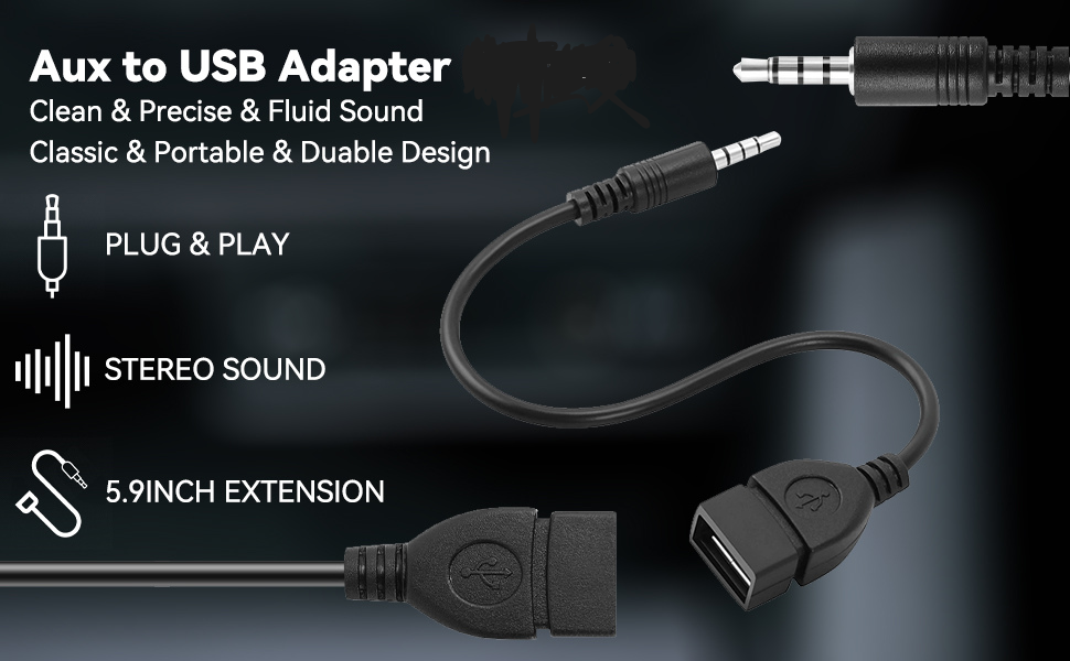 AUX to USB adapter
