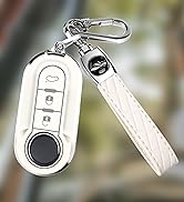 FT FUNTOR for VW Car Key Cover with Keychain Soft TPU Protector 3 Buttons Compatible with Volkswa...