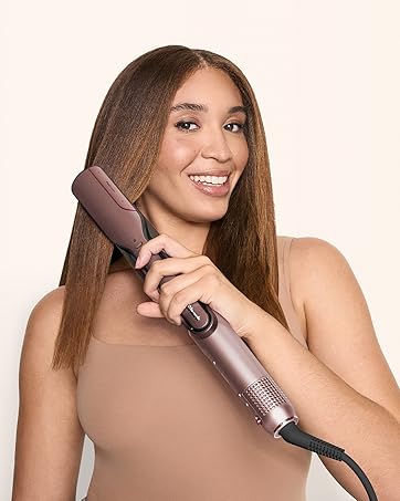 Shark SmoothStyle Heated Brush and Comb with Heat-Resistant Storage Bag, Wet & Dry Modes, Hot Air...