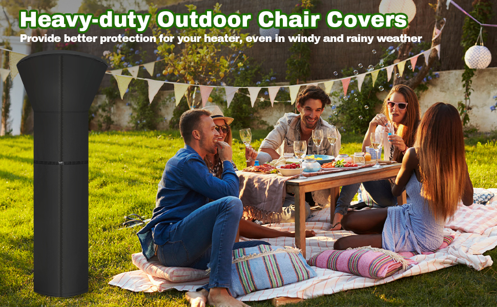 Patio Heater Cover 226x85x48cm