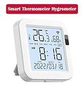 WiFi Humidity Temperature Monitor: Smart Hygrometer Thermometer for Remote Monitor and Alert, Hig...