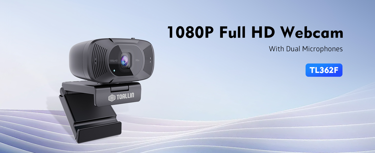 1080p webcam with microphone