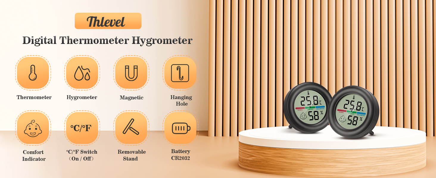 indoor temperature and humidity meter