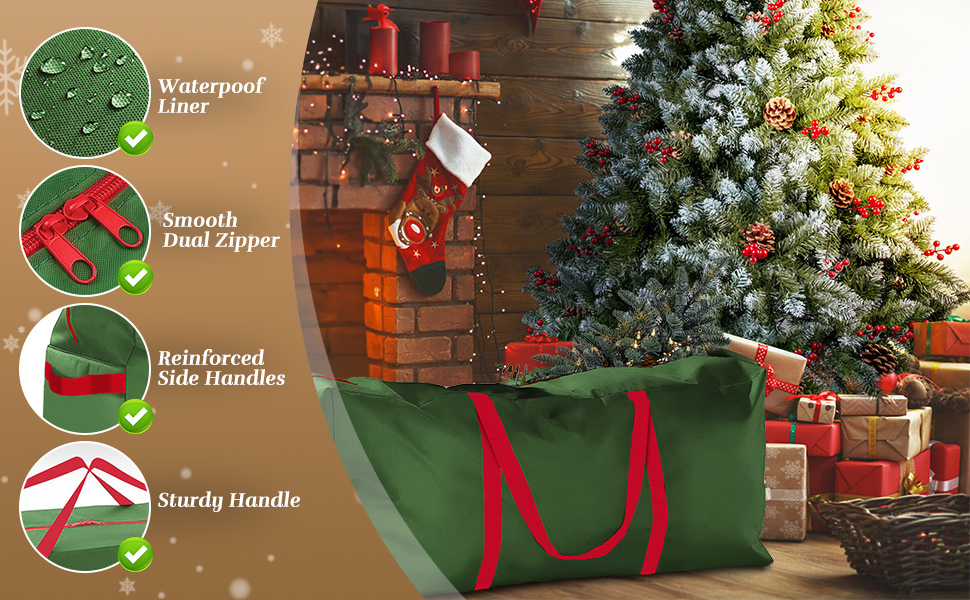 heavy duty christmas tree bag