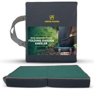 Green Haven Folding Extra Thick Foam Garden Kneeling Pad – 6cm Memory Foam