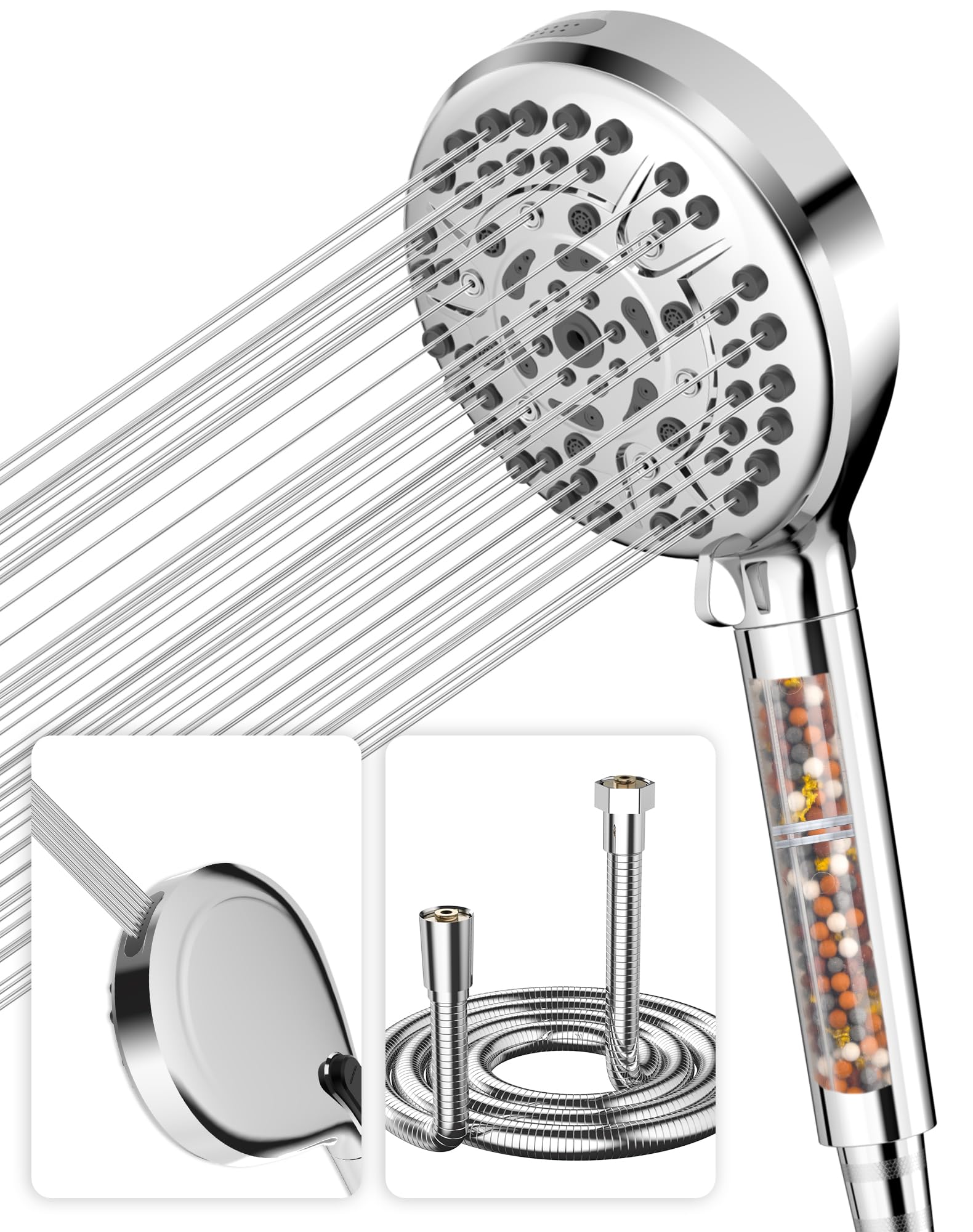 Filter Shower Head with 1.5m Hose