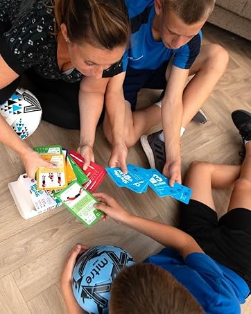 shuffle up gymnastics football rugby tennis boys girls home fun exercise fitness cards sports kids