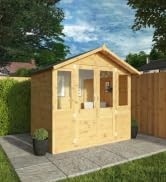 Absco 5 x 5 Metal Shed | Pent Roof | Woodland Grey | 1.52m x 1.52m | Metal Garden Storage Shed 5 ...