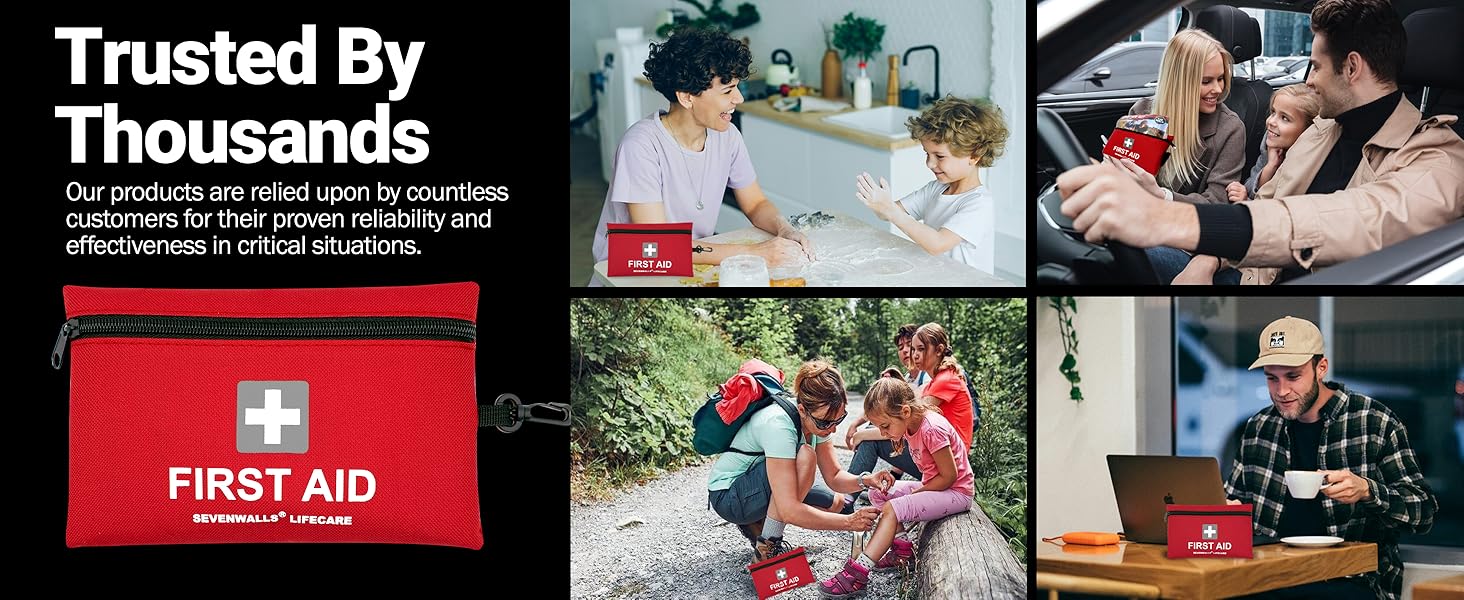 premium first aid kit, all-in-one emergency kit, first aid essentials, outdoor adventure safety kit
