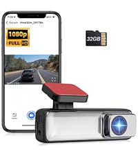 eSynic WiFi 1080P HD Night Vision Dashcam Mini Dash Camera Front With 32G SD Card Loop Recording