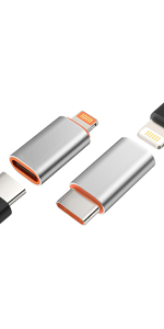 USB C to Lighting Adapter & Lighting to USB C Adapter