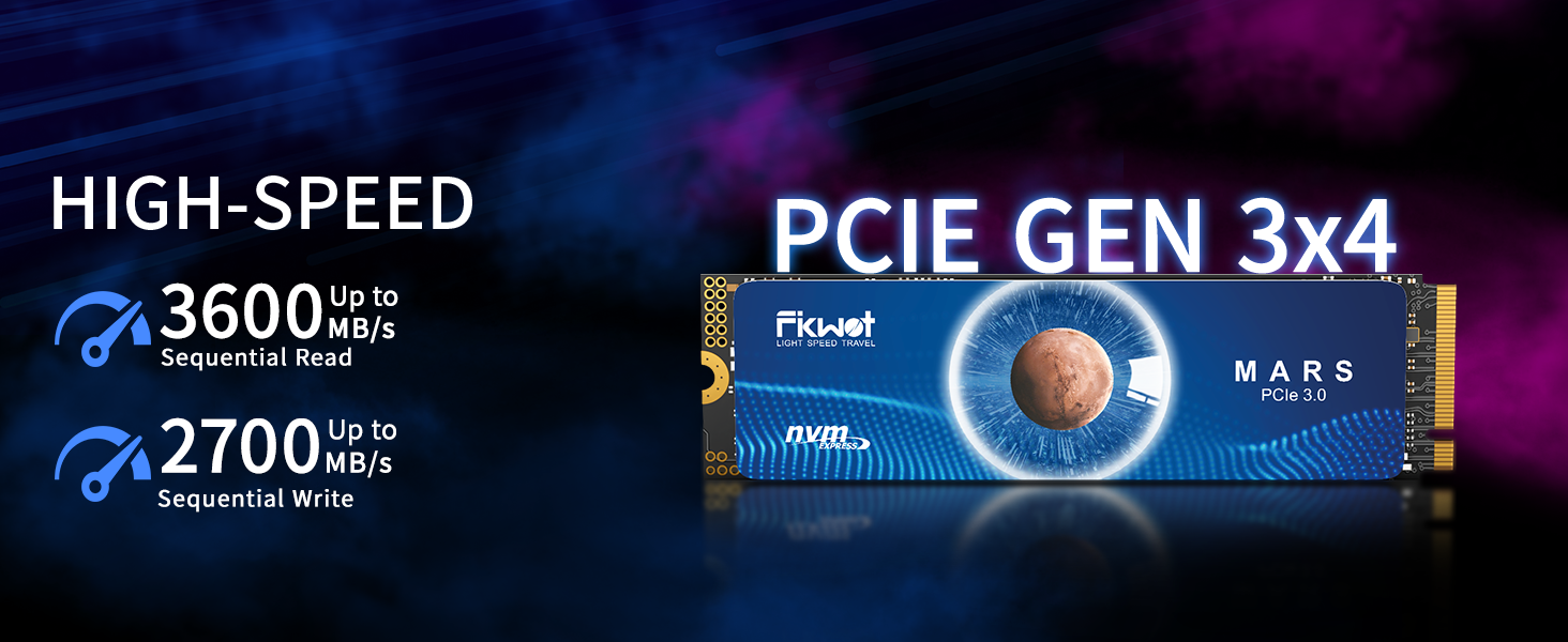 Fikwot FX550 NVMe SSD 1TB 2TB M.2 SSD PCIe 3.0×4