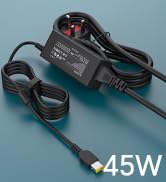 20V 2.25A 45W AC Charger Fit for Lenovo ThinkPad ADLX45NDC3A ADLX45NLC3A ADLX45NCC3A V110 G50-80 ...