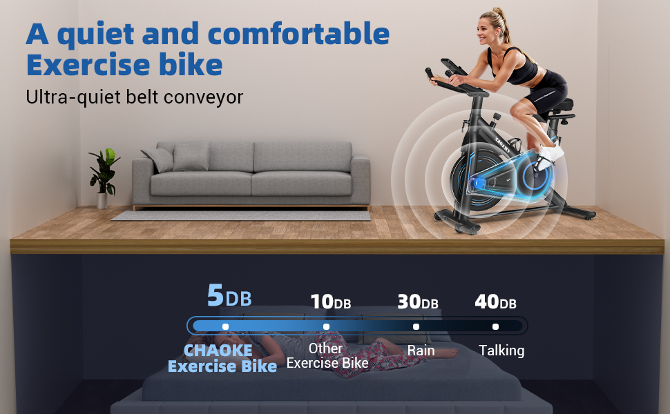 CHAOKE Magnetic Resistance Exercise Bike