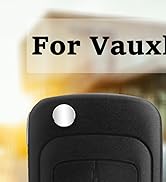 FT FUNTOR Gold Edged Keycase Suitable for Fiat, 3-Button Car Key Cover Housing with Leather Keych...