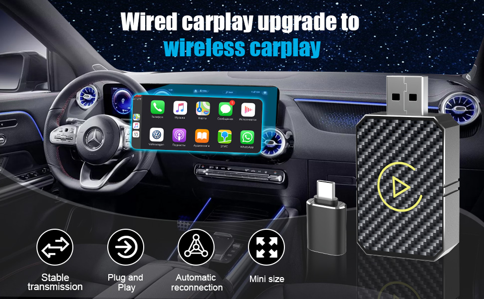 Wired carplay upgrade to wireless carplay
