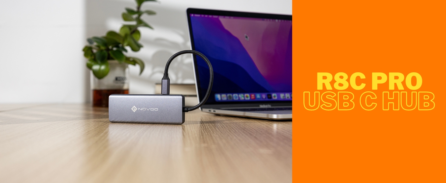 usb c hub, usb c dock, 8 in 1, docking station, 4k@60Hz HDMI, USB 3.0, muiltiport adapter