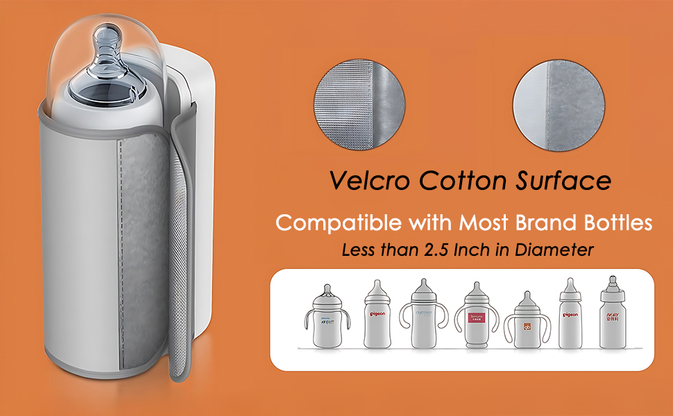 Portable Bottle Warmer for Travel Cordless Portable Infant Milk Warmer Constant Temperature 6000mah