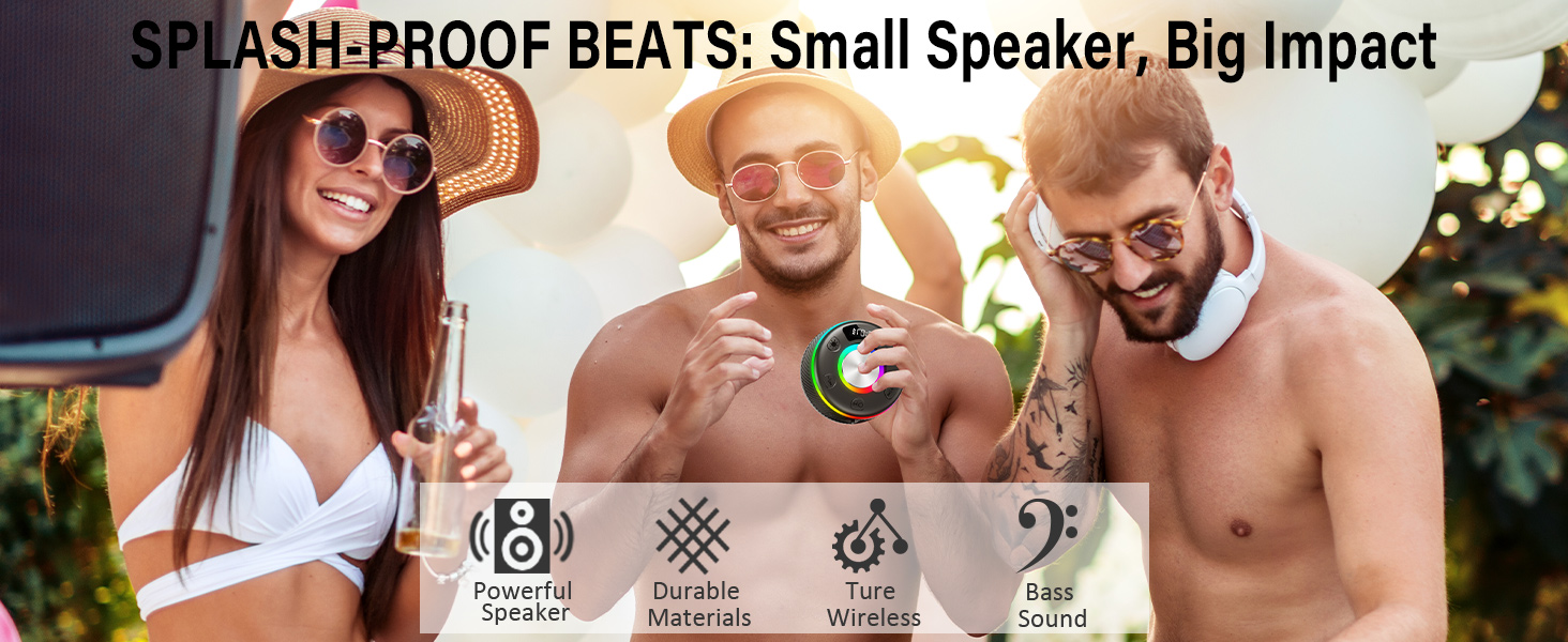 bluetooth shower speaker