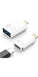 USB C & USB A to Lighting Adapter Set
