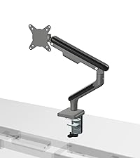 single monitor arm stand desk mount adjustable vesa screen computer bracket long gaming mounted
