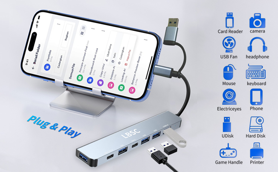 usb port usb c splitter macbook adapter macbook usb adaptor mac usb adapterusb c hub multiport adapt