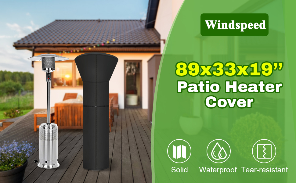 Patio Heater Cover 226x85x48cm