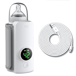 Portable Bottle Warmer for Travel Cordless Portable Infant Milk Warmer Constant Temperature 6000mah