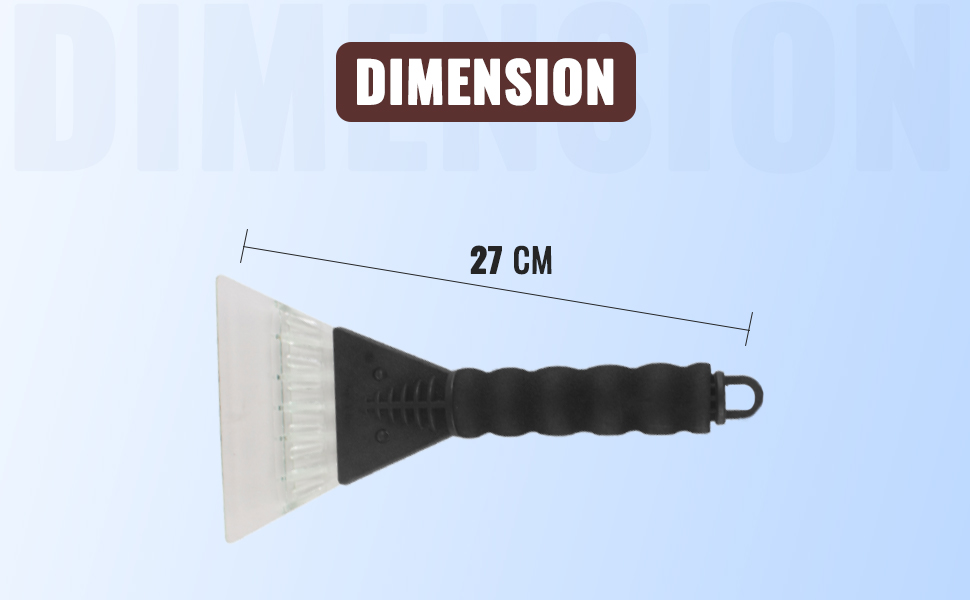 Ice Scraper with Soft Grip for Cars Winter Care