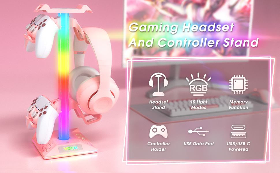 RGB Headphone Stand