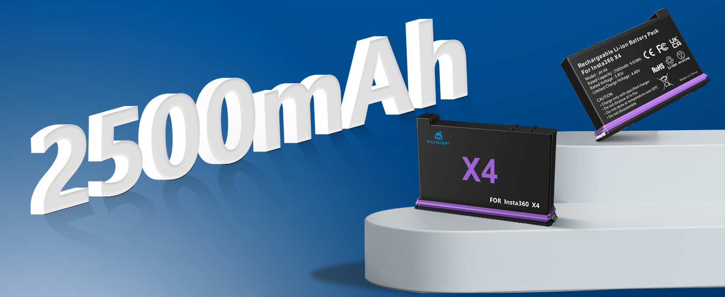 Insta 360 X4 Replacement Battery