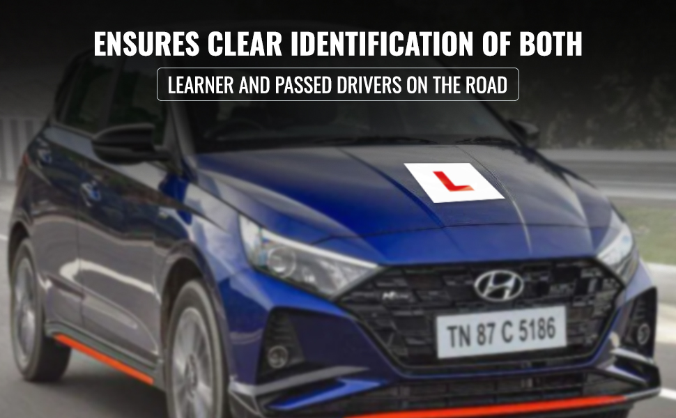 2 L Plates & 2 P Plates for Car