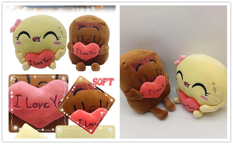 Choco and Pancake Plushy, 7 Inch Cute Chocolate