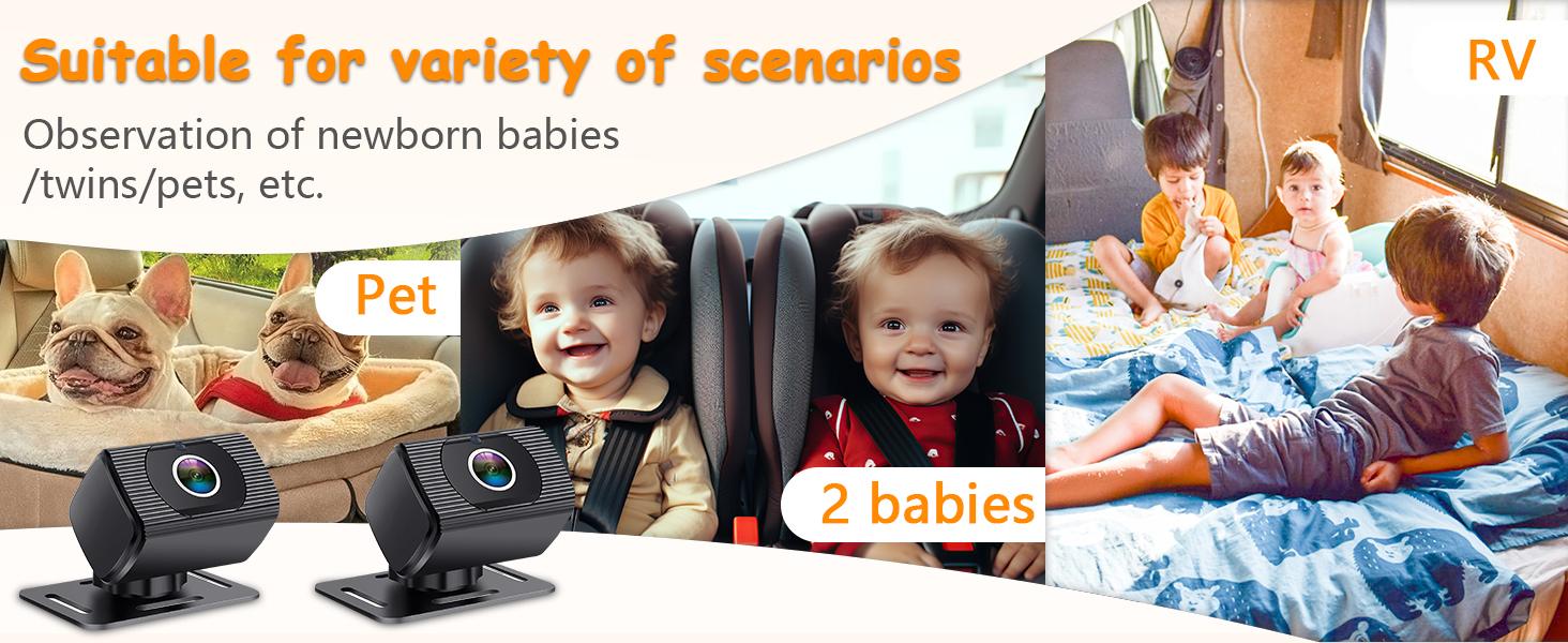 car camera for 2 babies