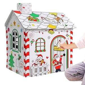 Christmas Cardboard 3D House