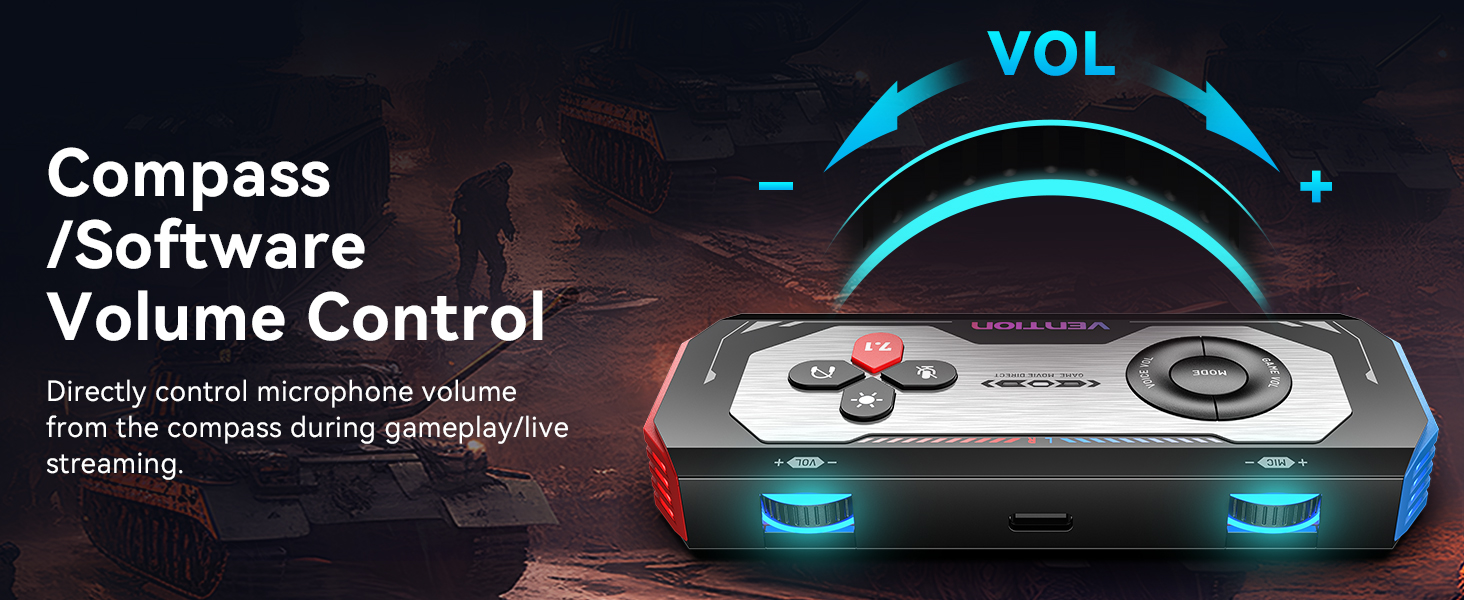 7.1 Gaming DAC External USB Sound Card