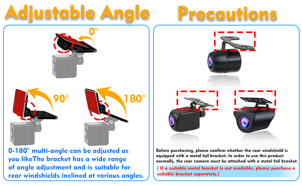 reverse camera mount