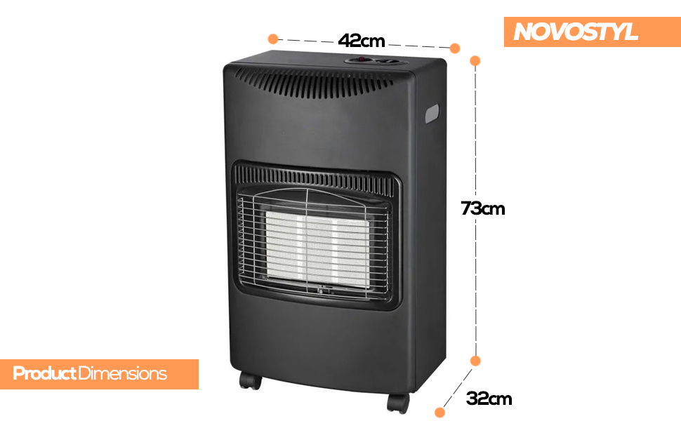 portable indoor mobile gas heater; gas home indoor heater;