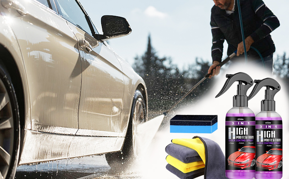3 In 1 High Protection Quick Car Coating Spray