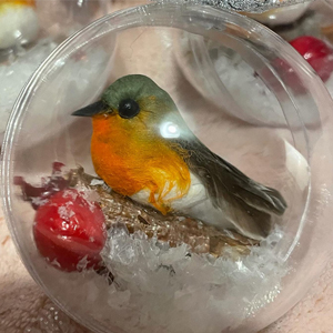 10PCS Robin Bird Christmas Tree Decoration Craft VERY CUTE Artificial Feather